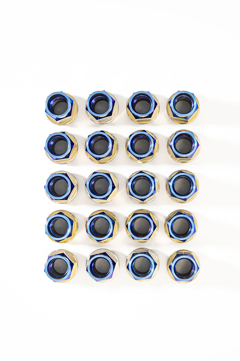 Clearance Sale: GR5 Titanium M12x1.25 Open Lug Nuts - Image 2