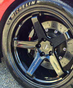 Alternative view of SBD GR5 Titanium Hat Hardware for CCM (Carbon Ceramic) Rotors