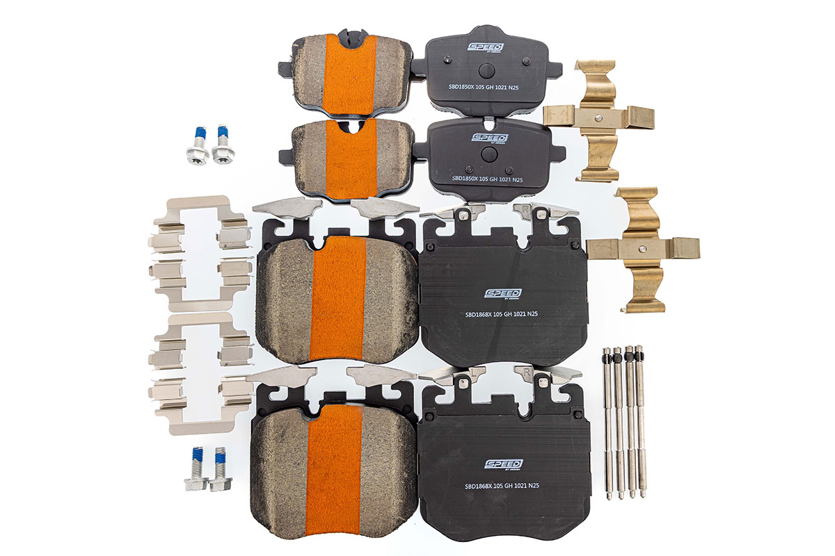 SBD Ceramic Brake Pads For 2020+ BMW M50i/M60i Series Iron Rotors