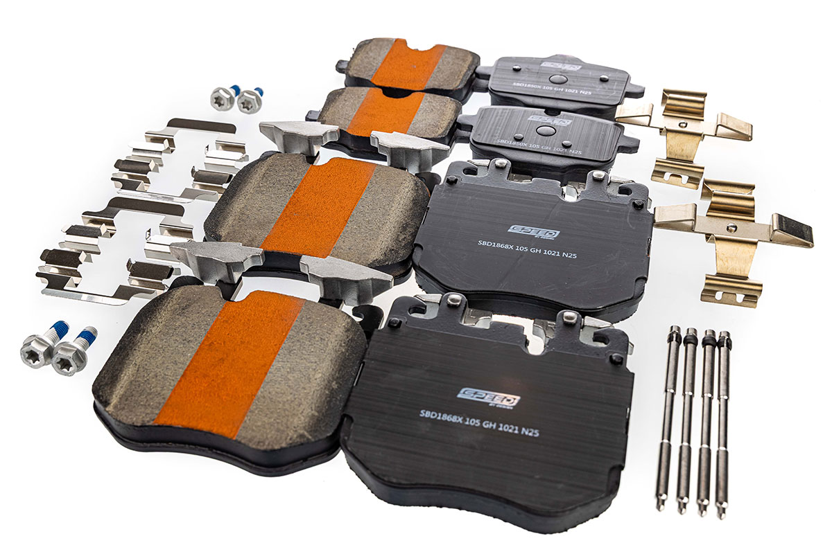 SBD Ceramic Brake Pads For 2020+ BMW M50i/M60i Series Iron Rotors - Image 2