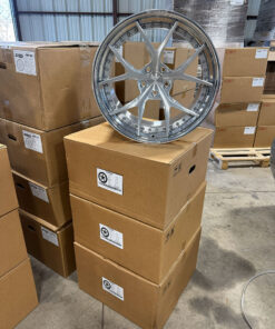Alternative view of Christmas Auctions: 20" RForged SS5 Wheels in Brushed Silver with Exposed Hardware