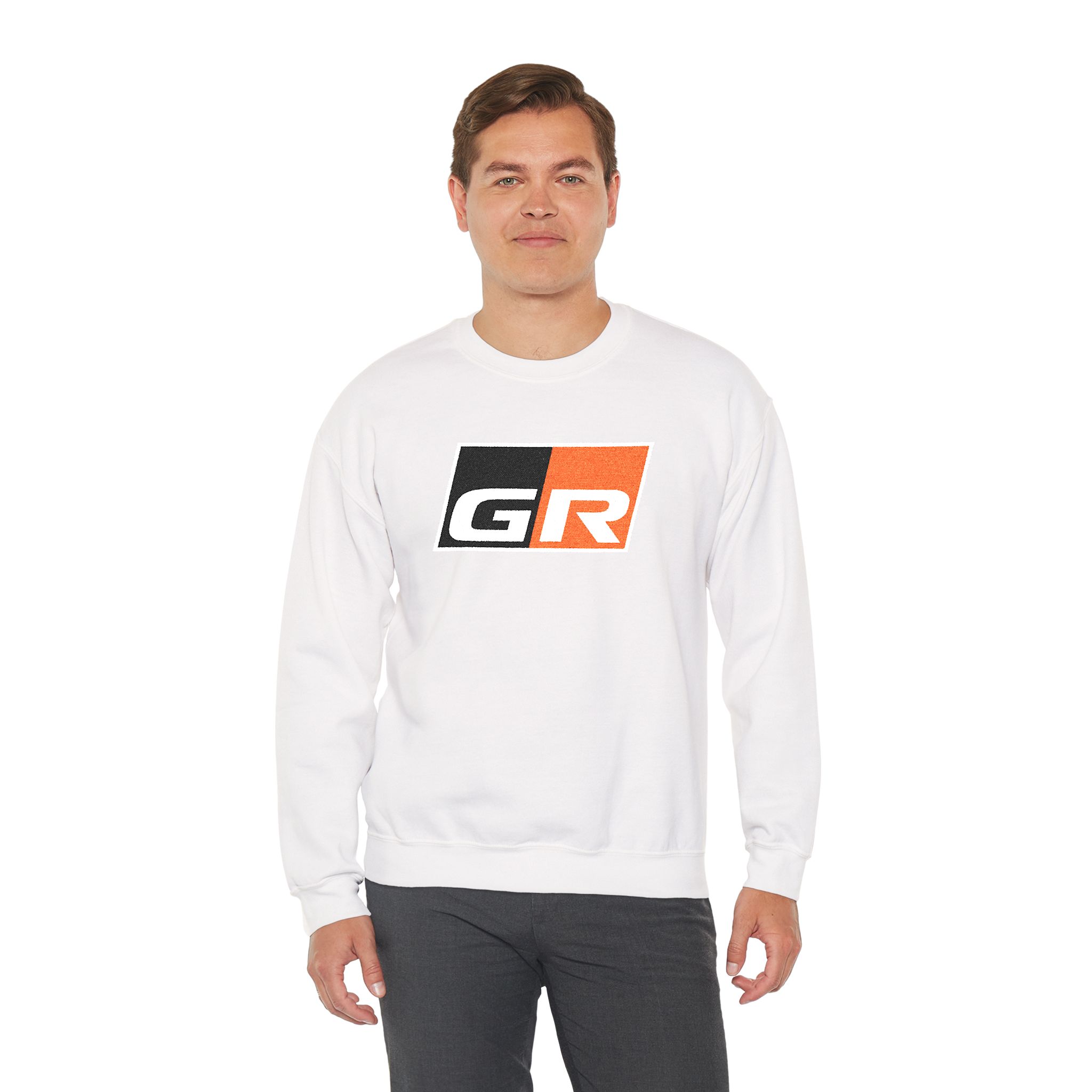 GR Logo Embroidered Crewneck Sweatshirt - Image 4