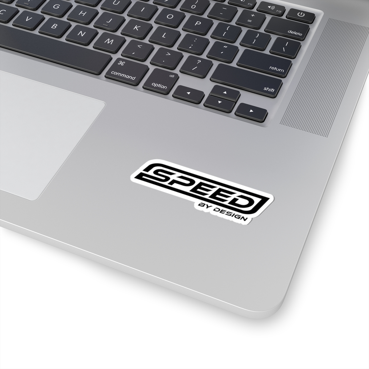 Speed by Design Kiss-Cut Sticker — Racing Logo Decal for Laptops, Cars & Gear - Image 2
