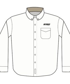Embroidered Long Sleeve Work Shirt — Classic Port Authority Button-Down