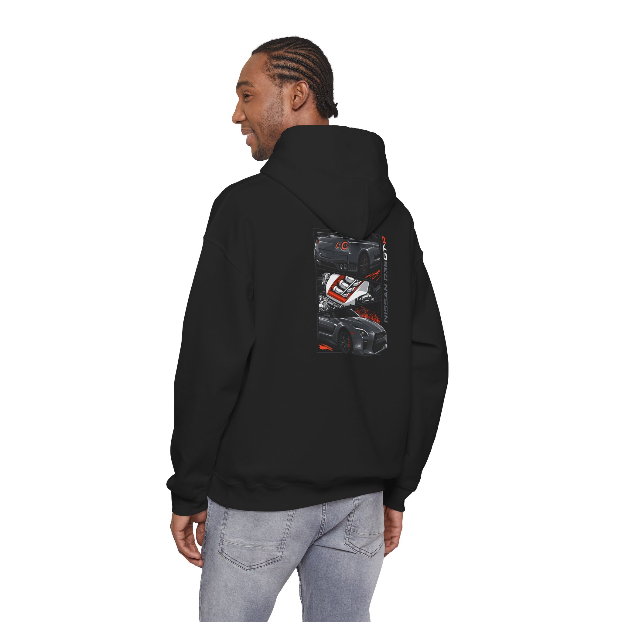 R35 GTR Graphic Pullover Hoodie - Image 8