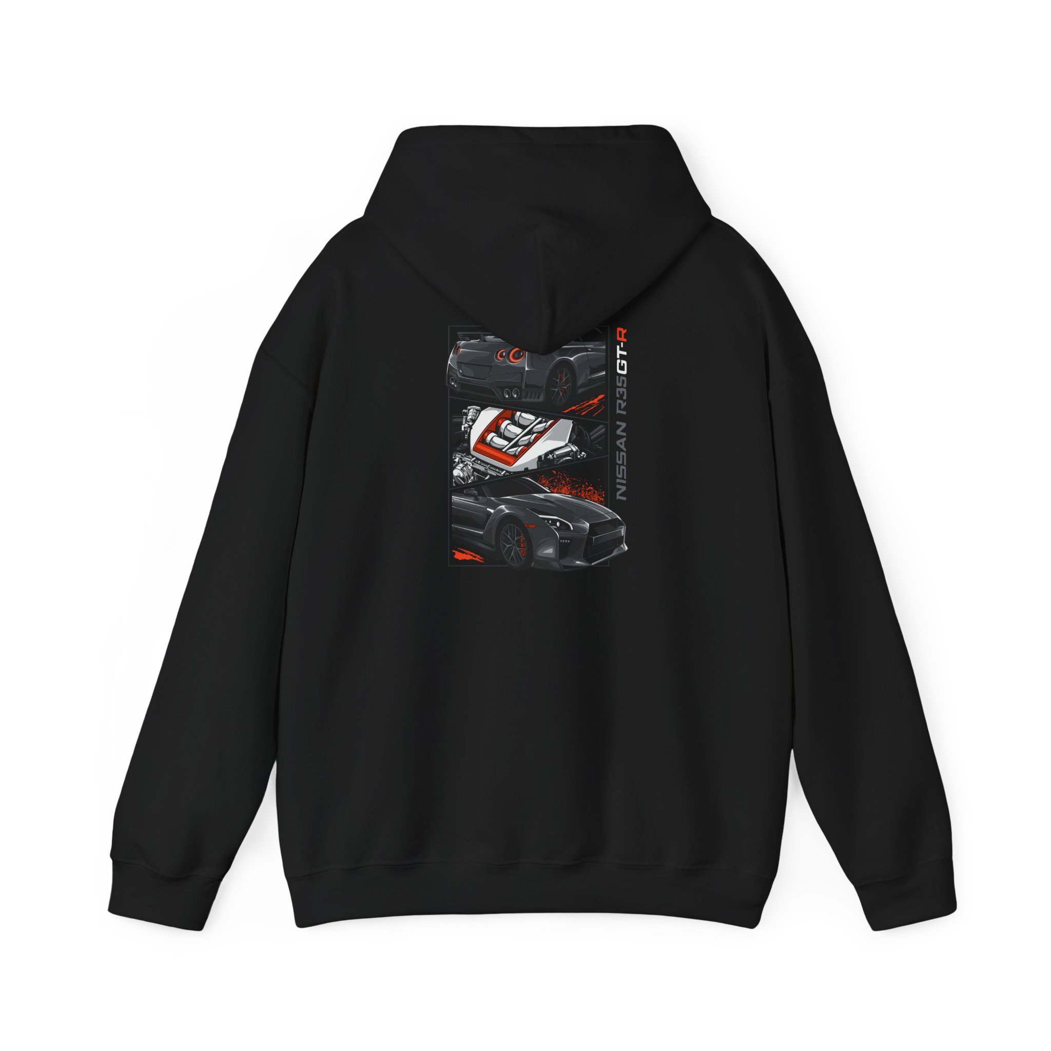 R35 GTR Graphic Pullover Hoodie - Image 5