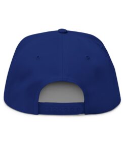 Alternative view of SBD Flat Bill Embroidered Cap — Snapback (Many Color Options)