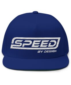SBD Flat Bill Embroidered Cap — Snapback (Many Color Options)