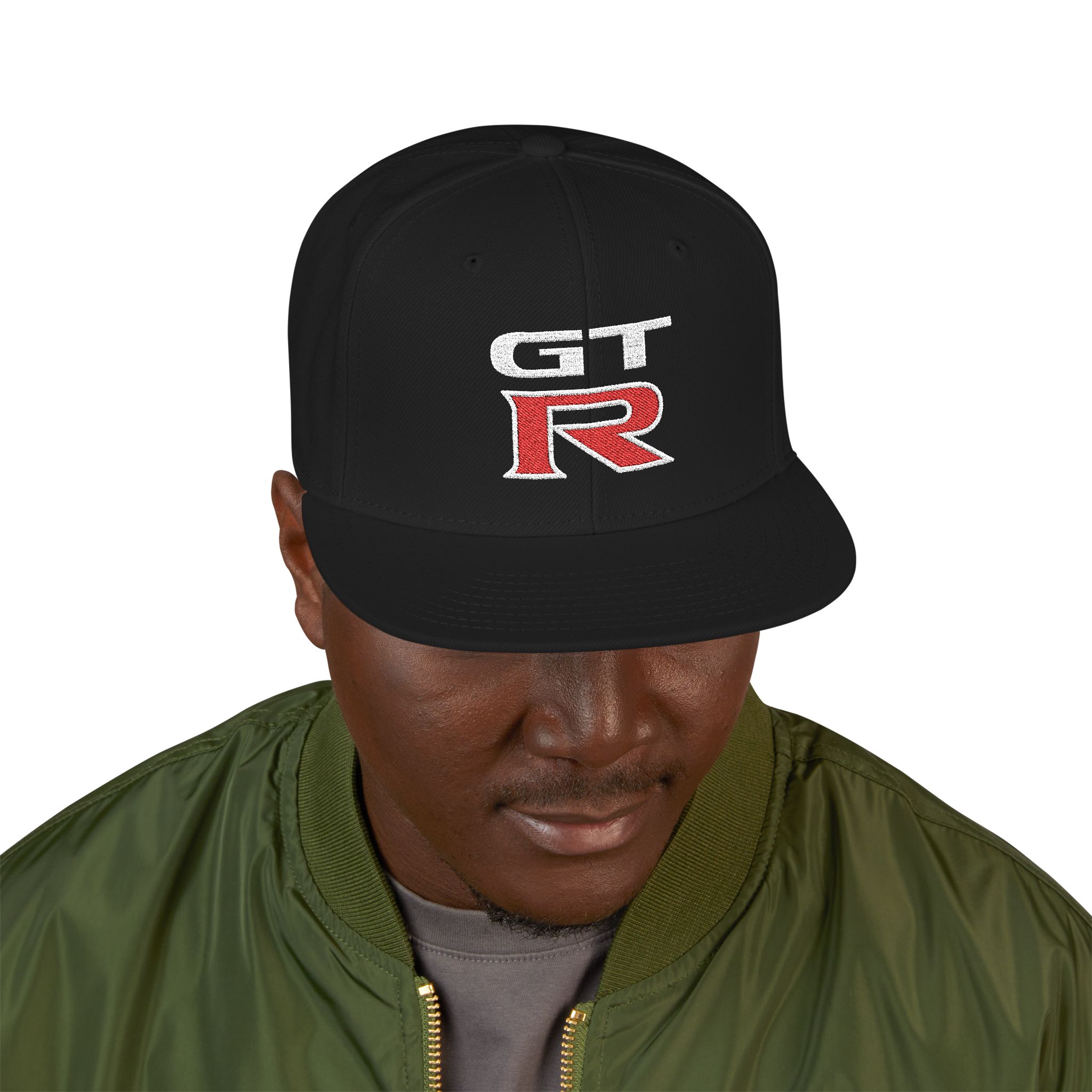 GT-R Embroidered Snapback Hat — Logo Cap - Image 3