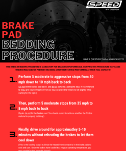 Alternative view of NEW: SBD Ceramic Brake Pads for the 2022+ Cadillac CT5-V Blackwing