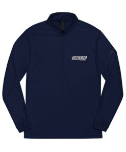 SBD Embroidered Adidas Quarter-Zip Pullover — Navy/Black
