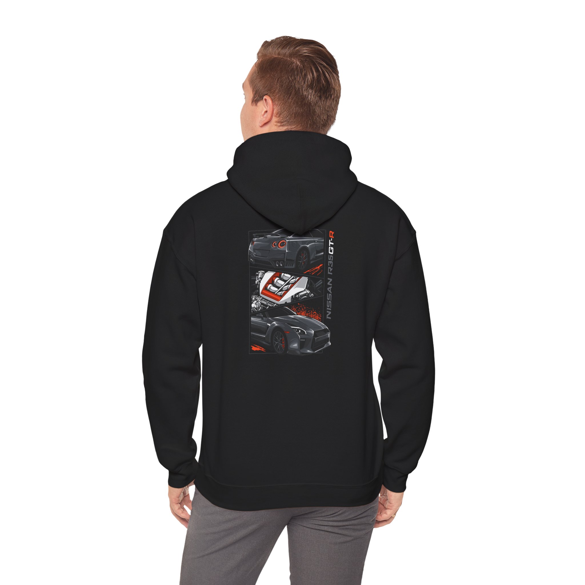 R35 GTR Graphic Pullover Hoodie - Image 4