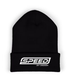 SBD Embroidered Beanie — Black