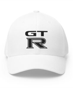 R35 GTR Logo Embroidered FlexFit Cap — 4 Color Options