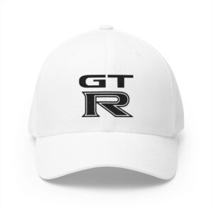 R35 GTR Logo Embroidered FlexFit Cap — 4 Color Options