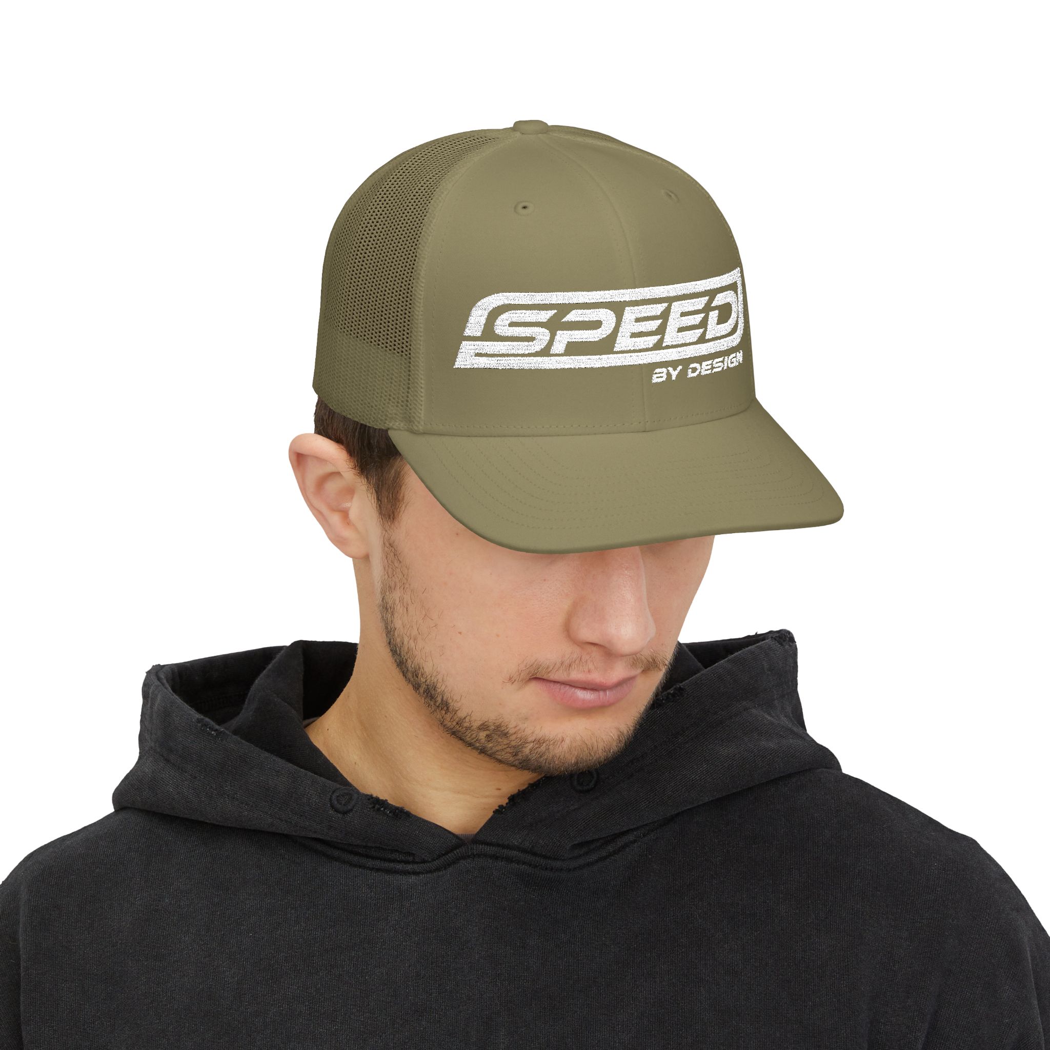 SBD Black Trucker Hat - Embroidered Snapback - Image 21