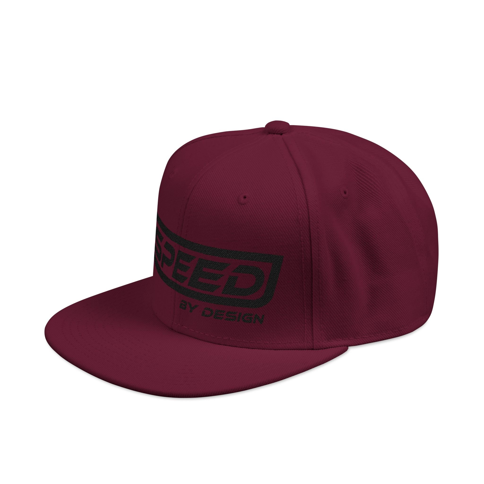 SBD Embroidered Snapback Hat - Black Logo - Image 16
