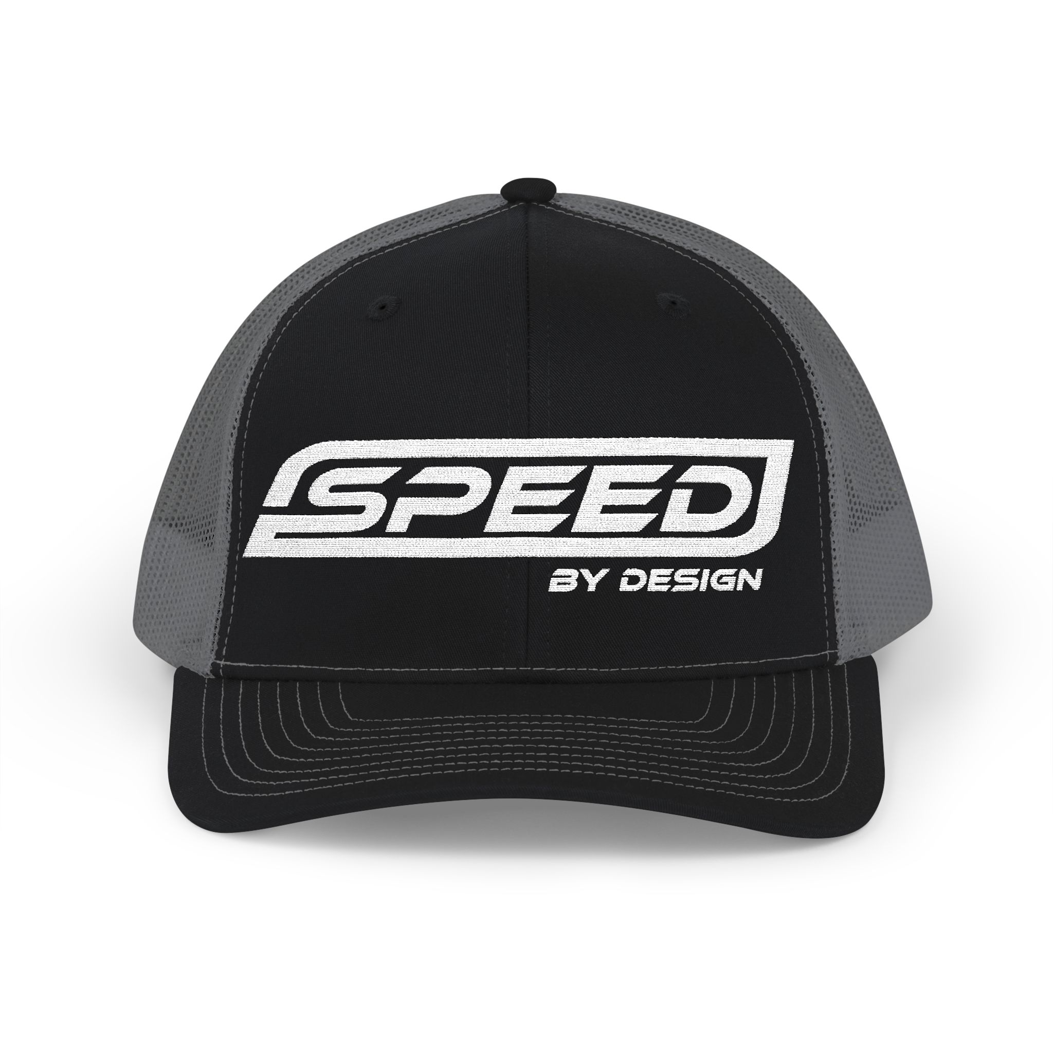 SBD Black Trucker Hat - Embroidered Snapback - Image 5