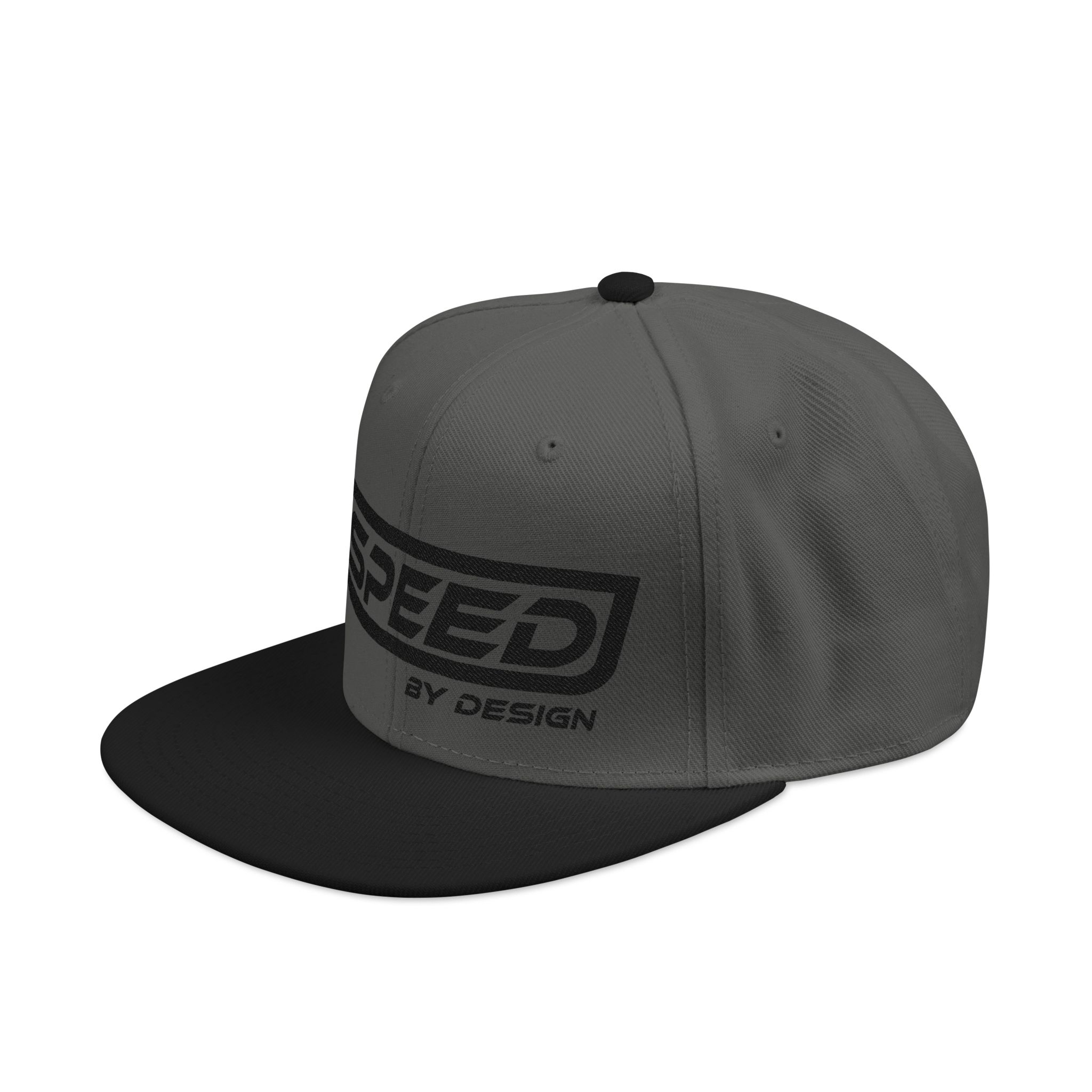 SBD Embroidered Snapback Hat - Black Logo - Image 4
