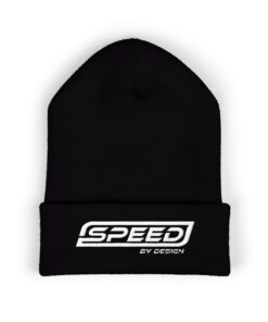 SBD Embroidered Beanie — Black