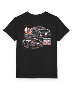 Alternative view of SBD Logo Youth Nissan GT-R Racing T-Shirt